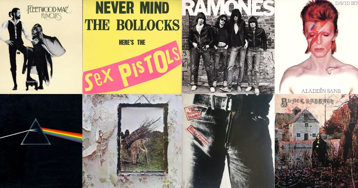The best album covers of the 1970s