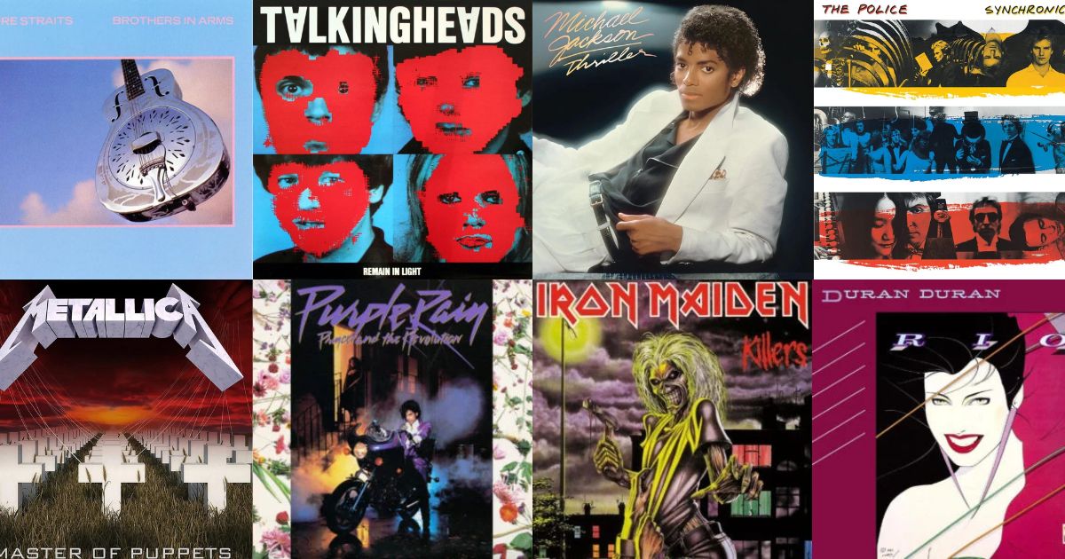 The best album covers of the 1980s
