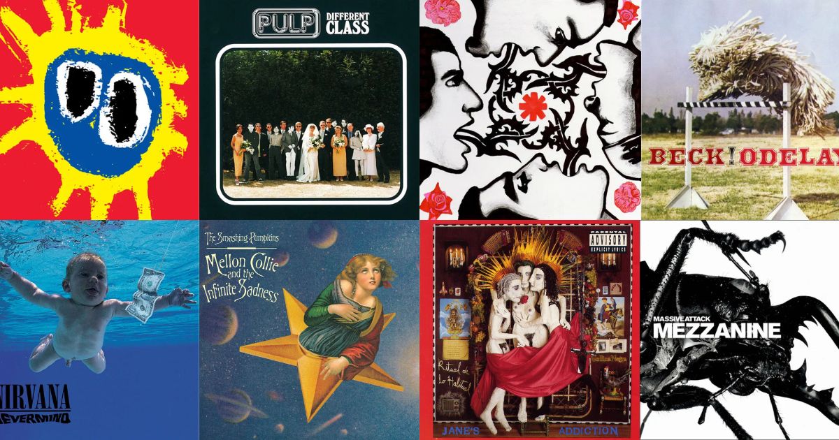 The best album covers of the 1990s