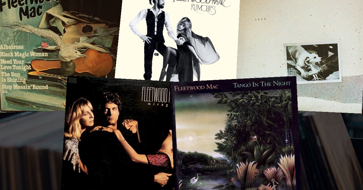 Fleetwood Mac album covers ranked