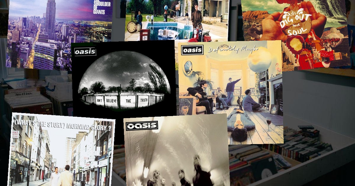 Oasis album covers ranked