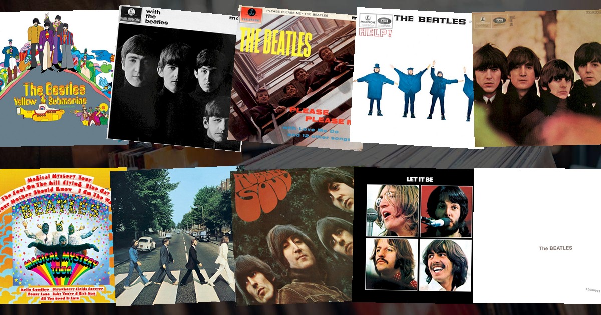 The Beatles album covers ranked